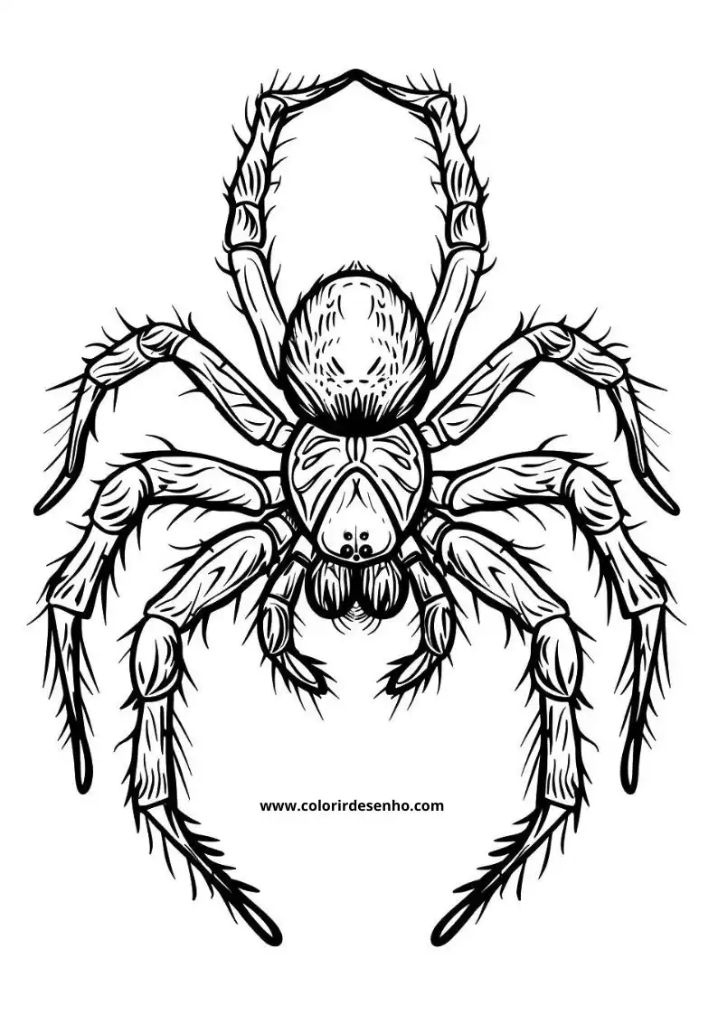 Printable Spider Coloring Pages 116