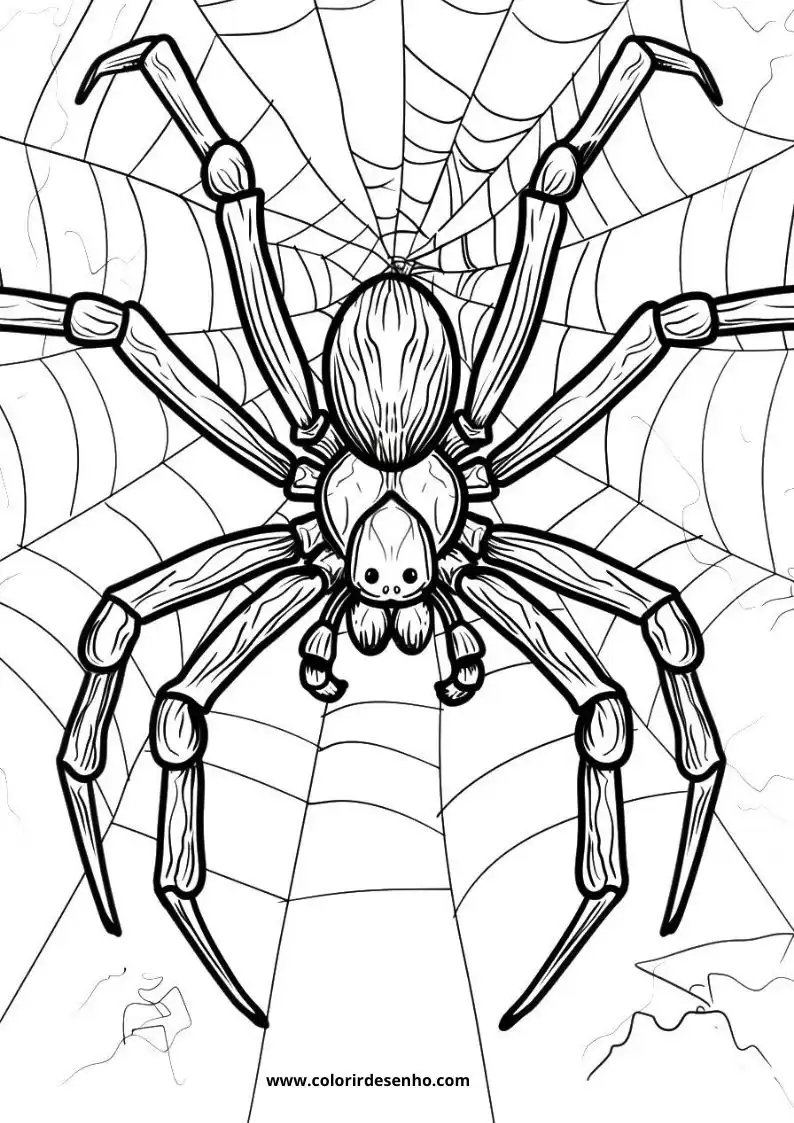 Printable Spider Coloring Pages 117