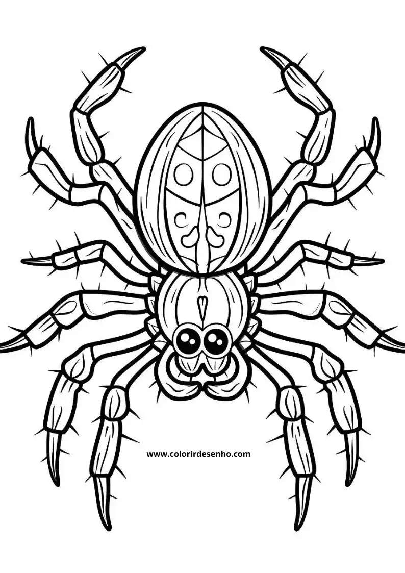 Printable Spider Coloring Pages 121