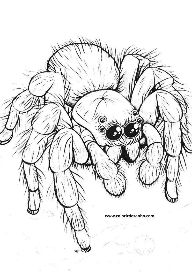 Printable Spider Coloring Pages 126