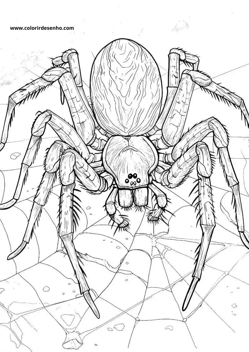 Printable Spider Coloring Pages 127