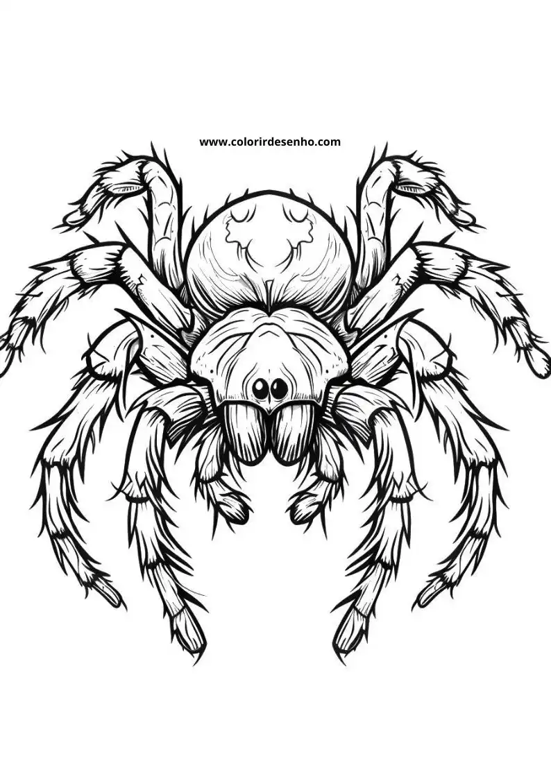 Printable Spider Coloring Pages 130