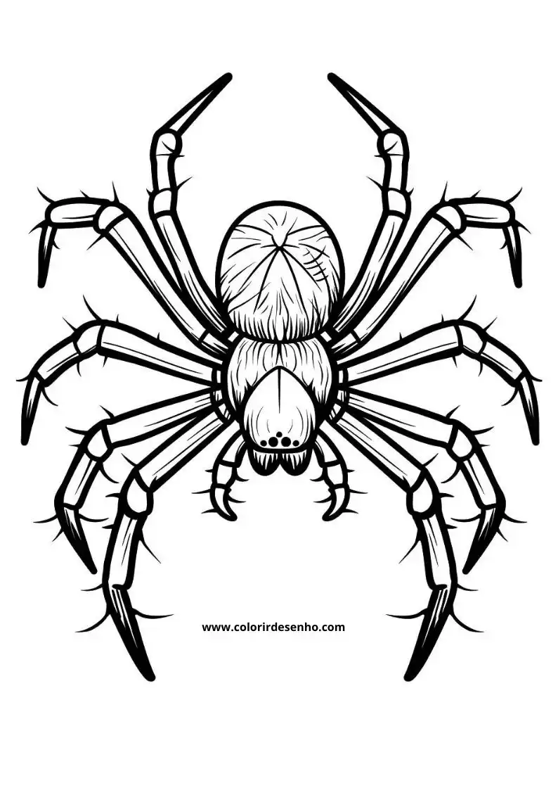 Printable Spider Coloring Pages 131