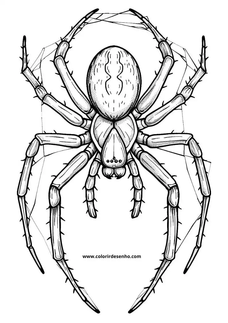 Printable Spider Coloring Pages 133