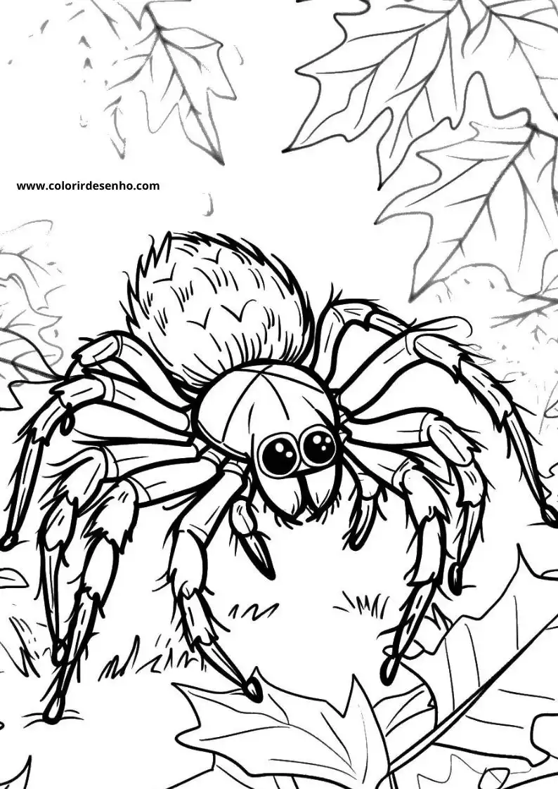 Printable Spider Coloring Pages 136