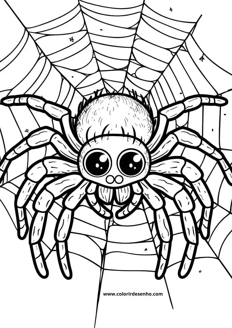 Printable Spider Coloring Pages 137