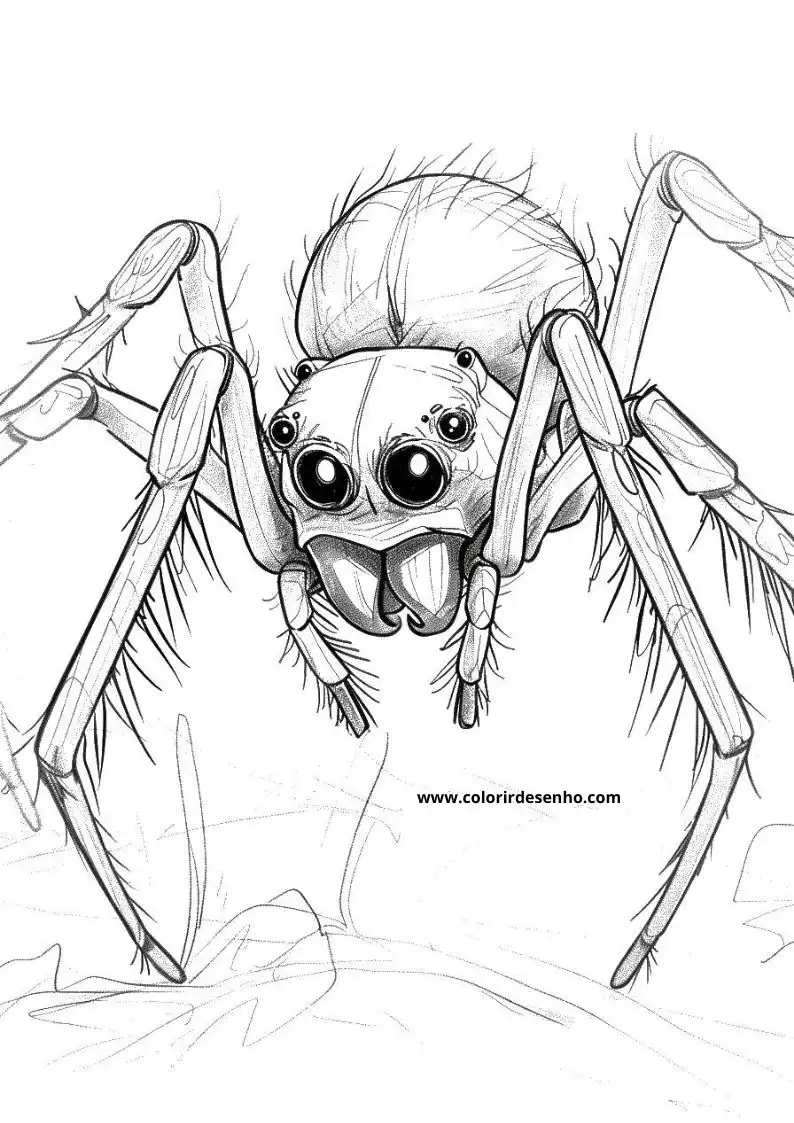 Printable Spider Coloring Pages 139