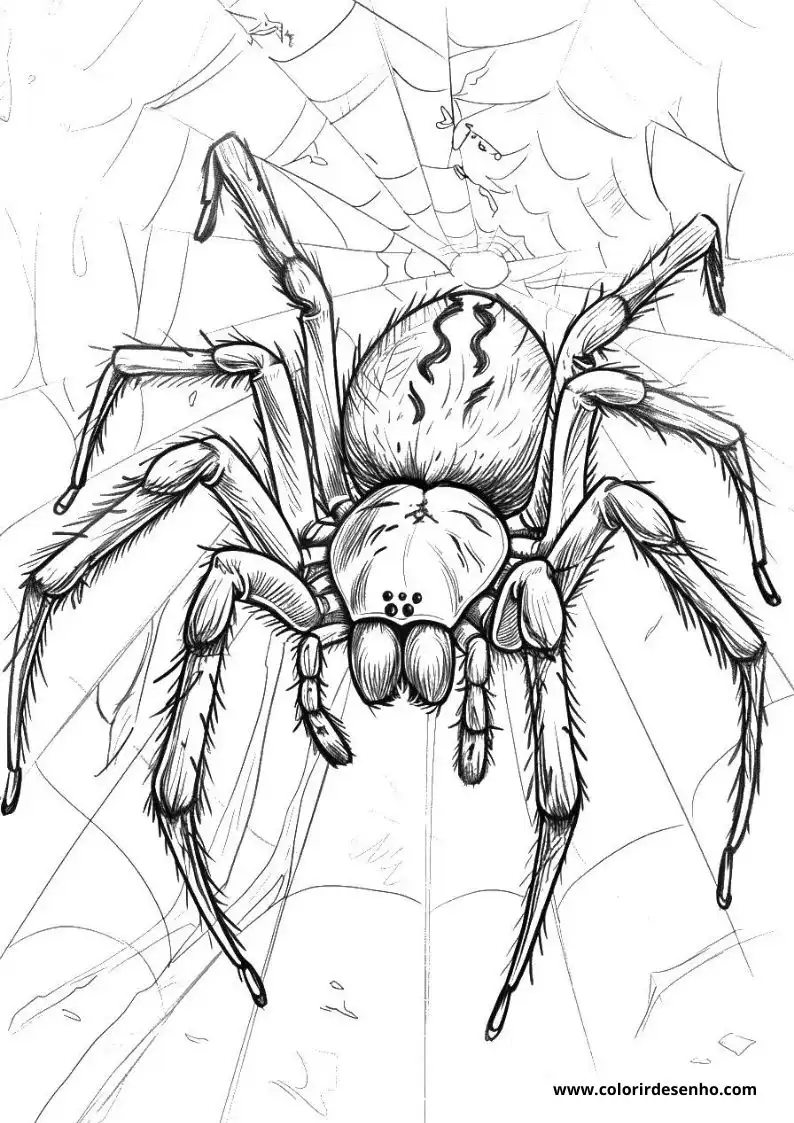 Printable Spider Coloring Pages 140