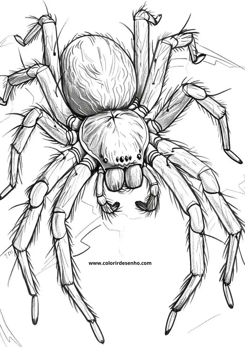 Printable Spider Coloring Pages 142