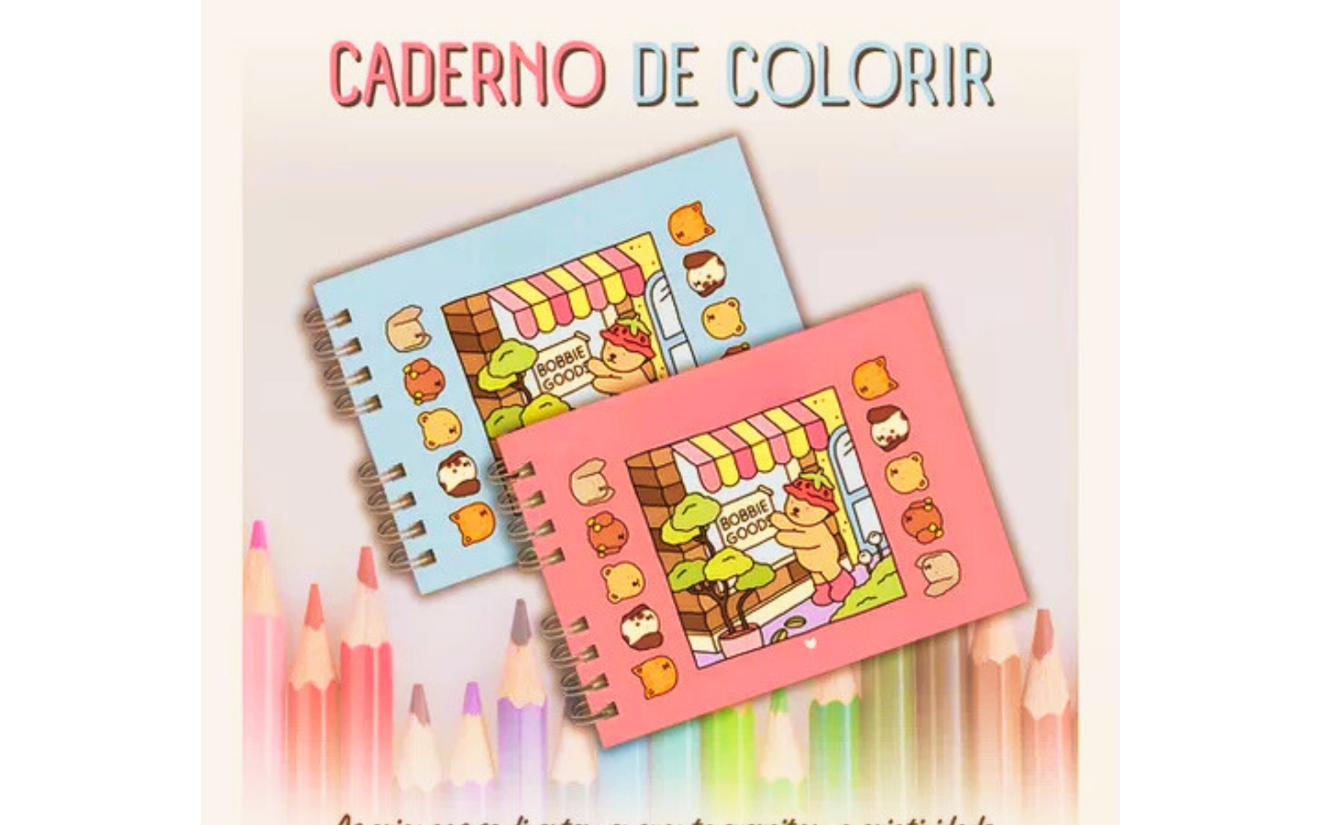 livro de colorir bobbie goods