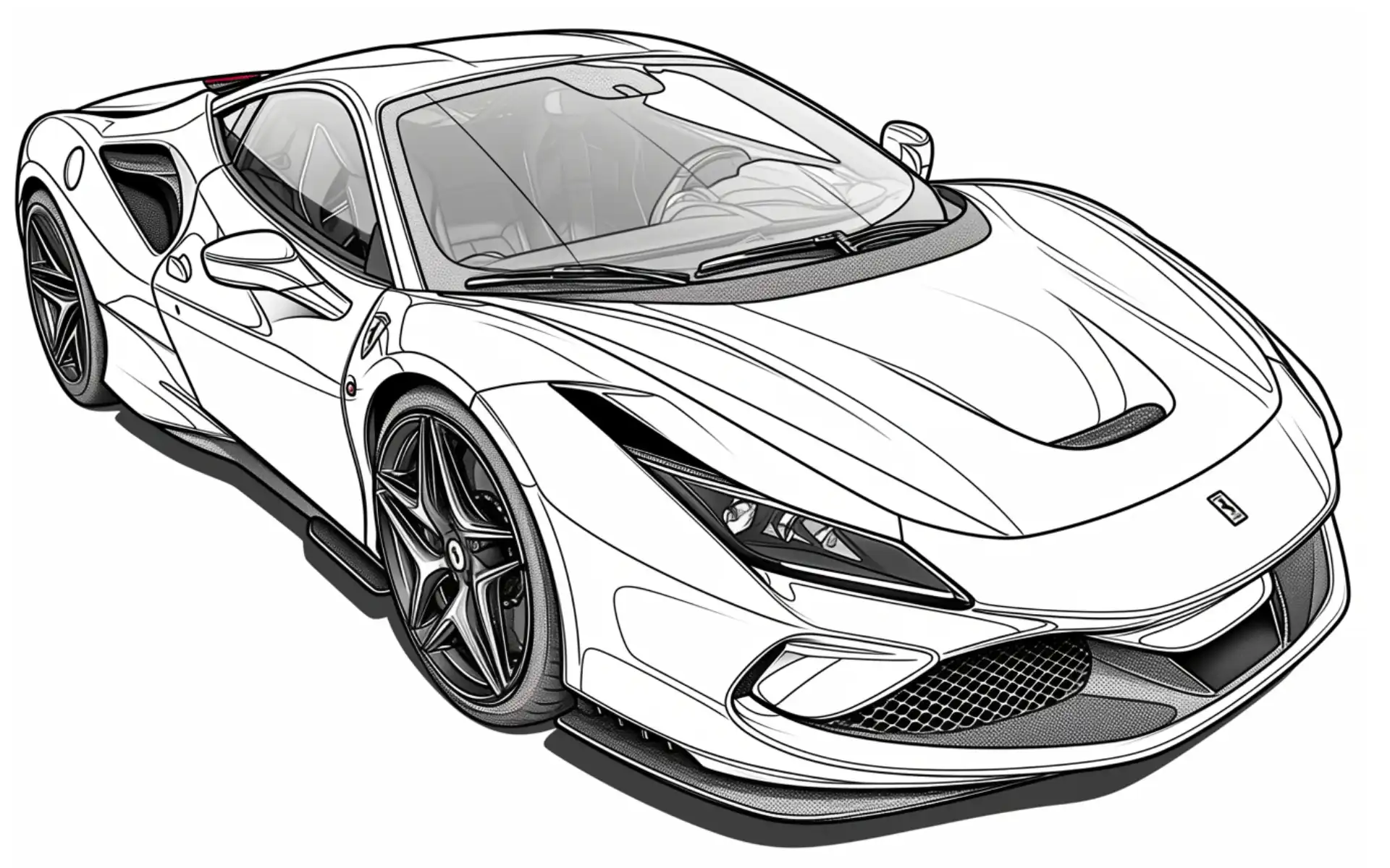 Free Coloring Pages 15 Car Coloring Pages