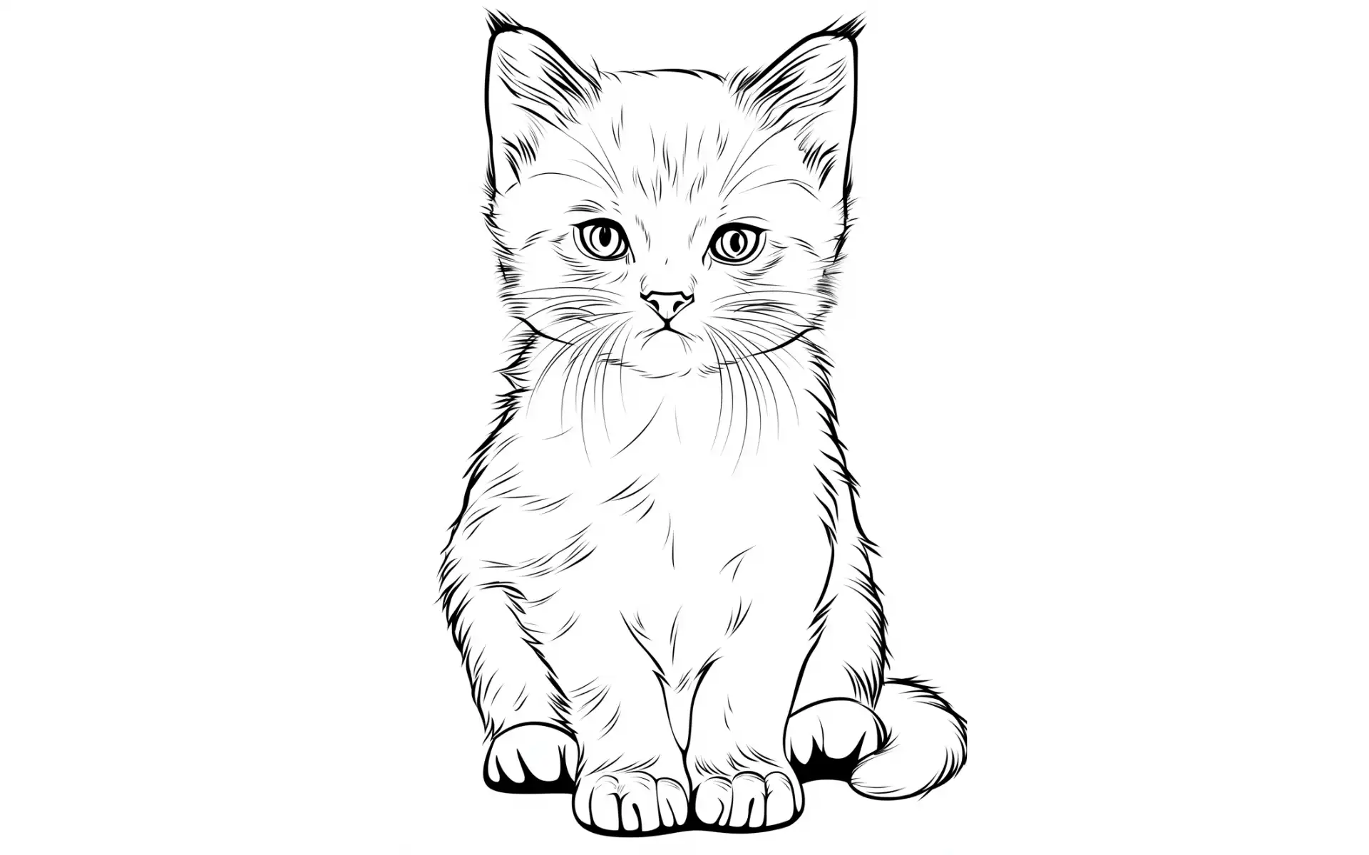 Read more about the article Kitten & Cats Coloring Pages (217+ Free Printables)