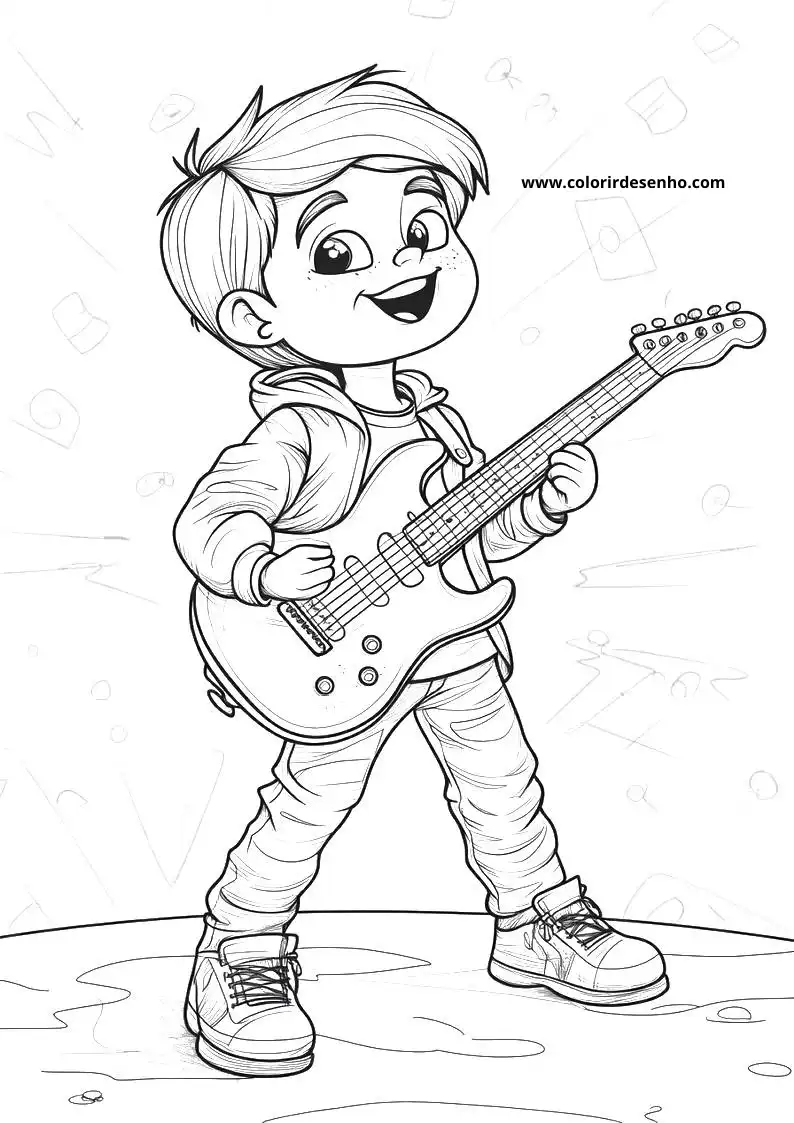 Cute Rock Coloring Pages 8