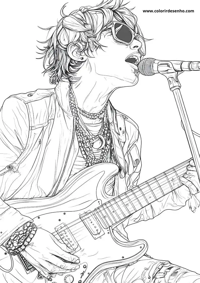 Educational Rock Coloring Pages 8