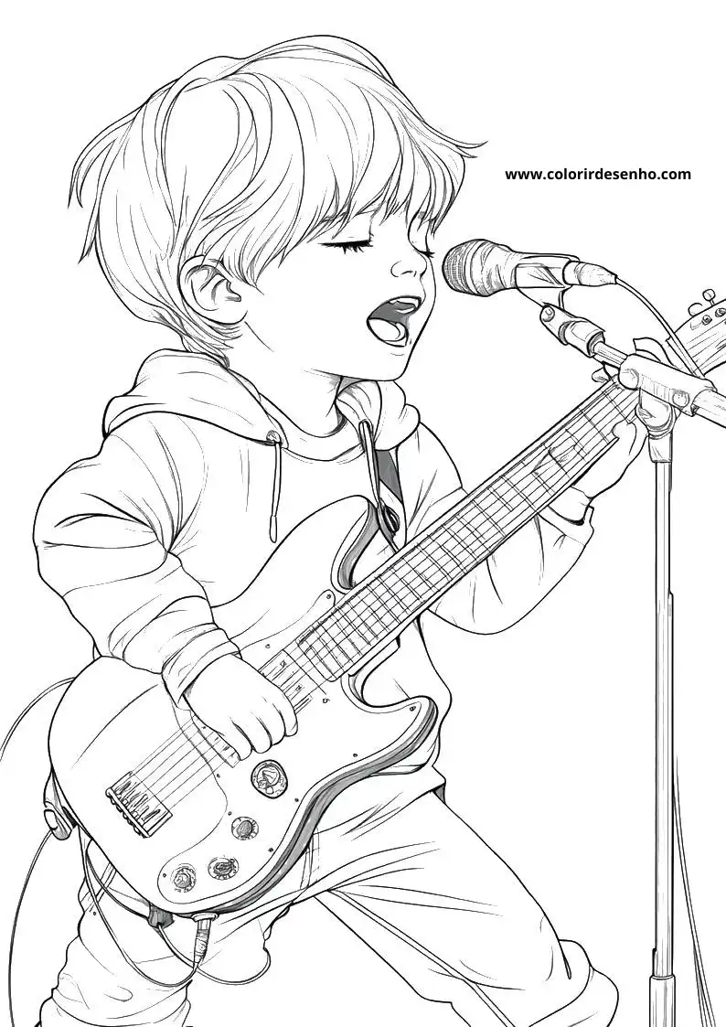 Educational Rock Coloring Pages 9