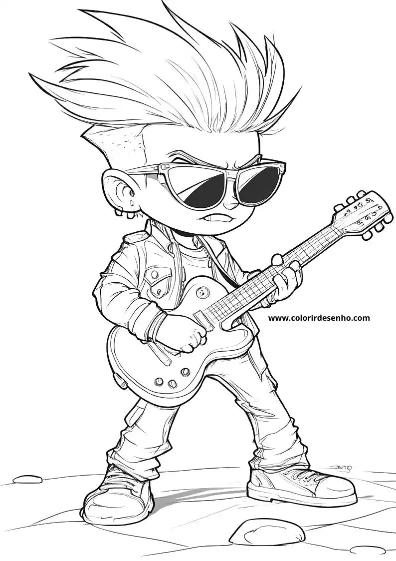 Free Printable Rock Coloring Sheets 6