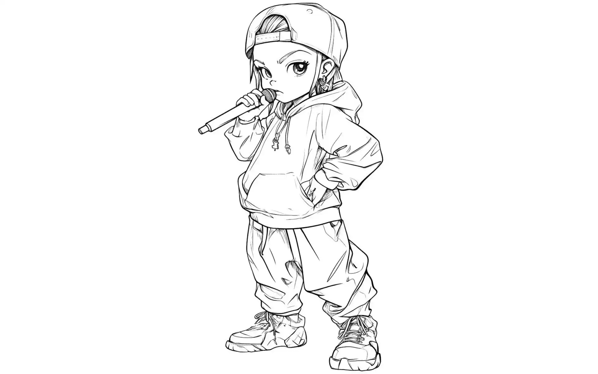 Hip Hop Coloring Pages