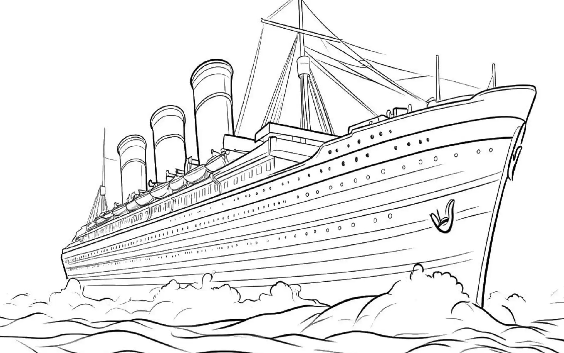 Ship Coloring Pages