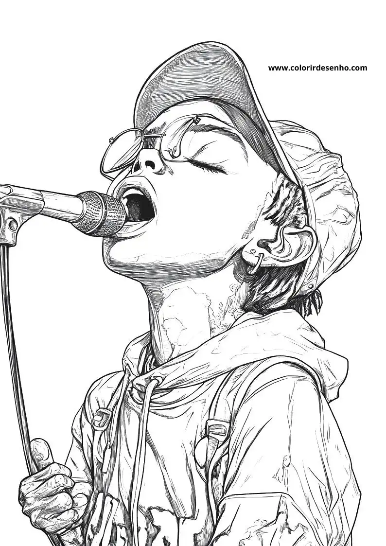 Rock Coloring Pages 7