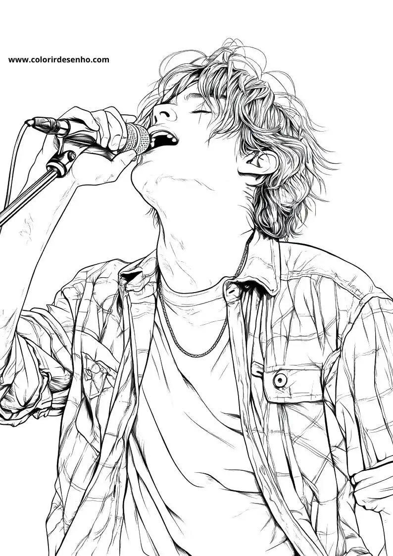 Rock Coloring Pages For Kids And Adults 5