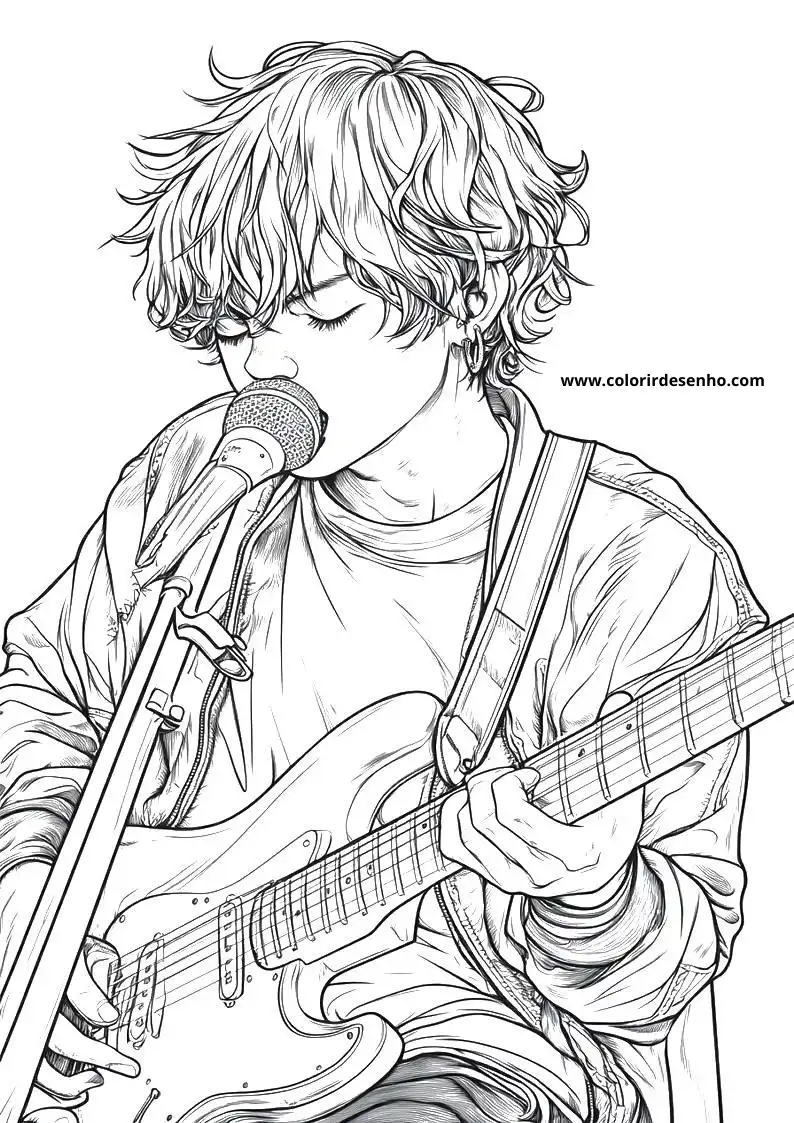 Rock Coloring Pages For Kids And Adults 6