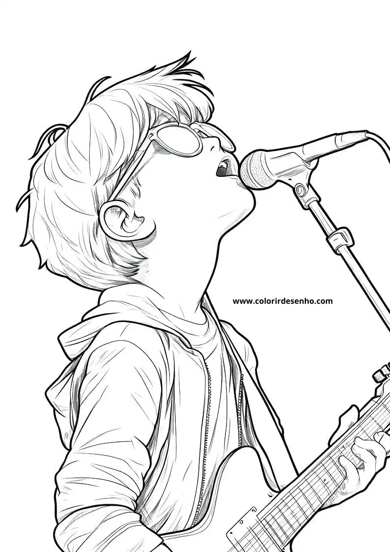 Rock Free Printable Coloring Pages 8