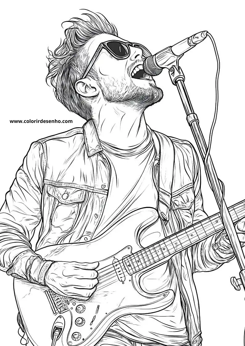 Rock Free Printable Coloring Pages 9