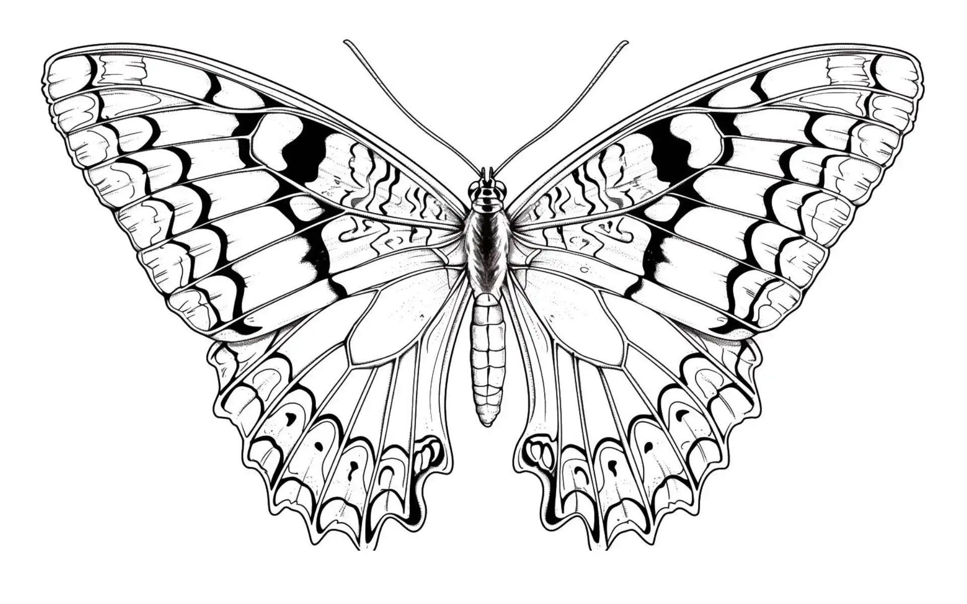 Read more about the article Butterfly Coloring Pages (178+ Free Printables)