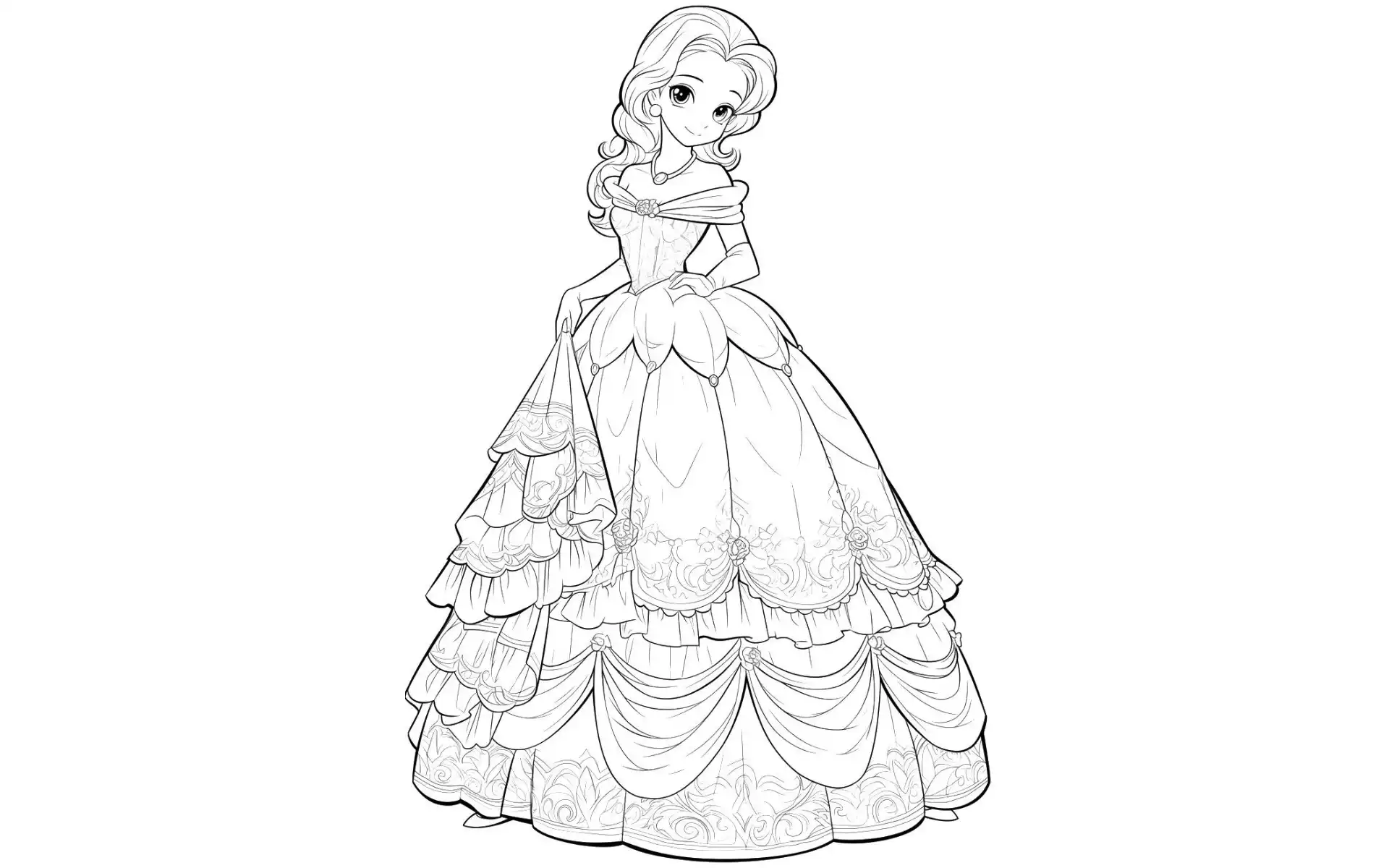Read more about the article Princess Coloring Pages (82+ Free Printables)