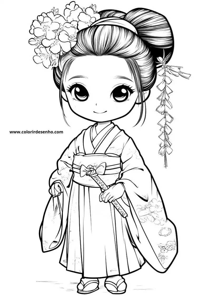 Anime Coloring Pages 1