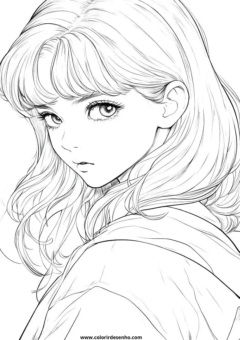 Anime Coloring Pages For Kids And Adults 2