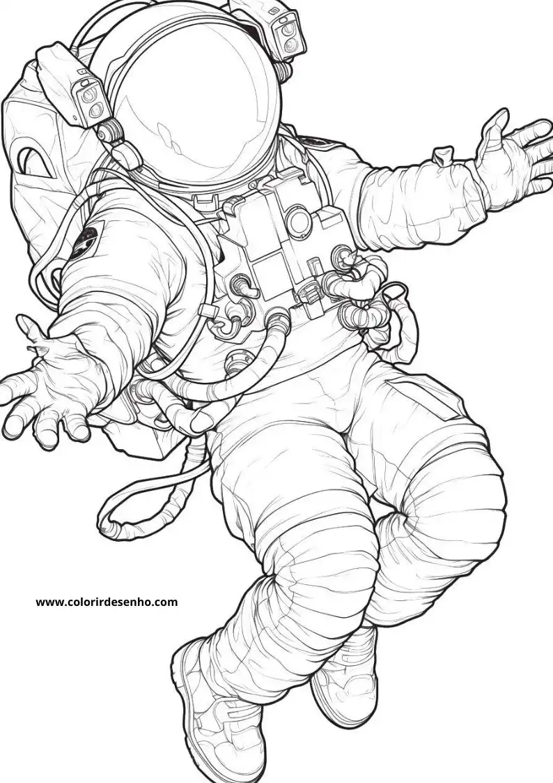 Astronaut Coloring Pages 10