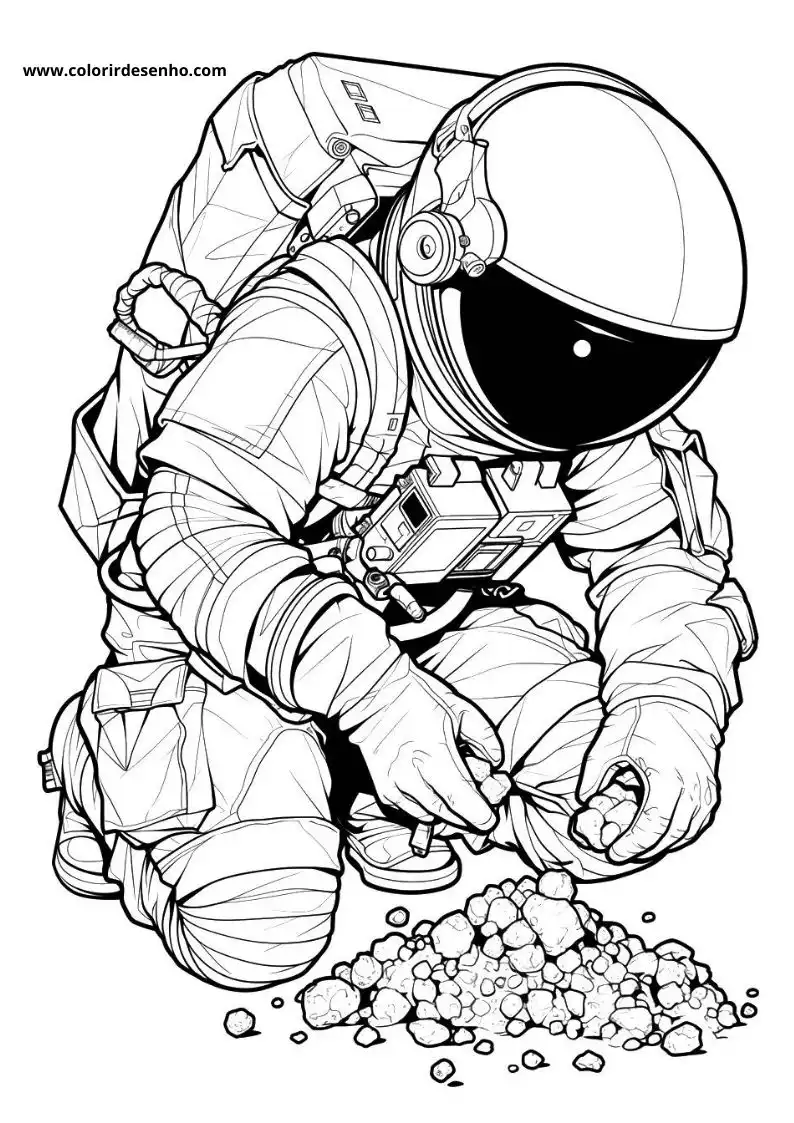 Astronaut Coloring Pages 3