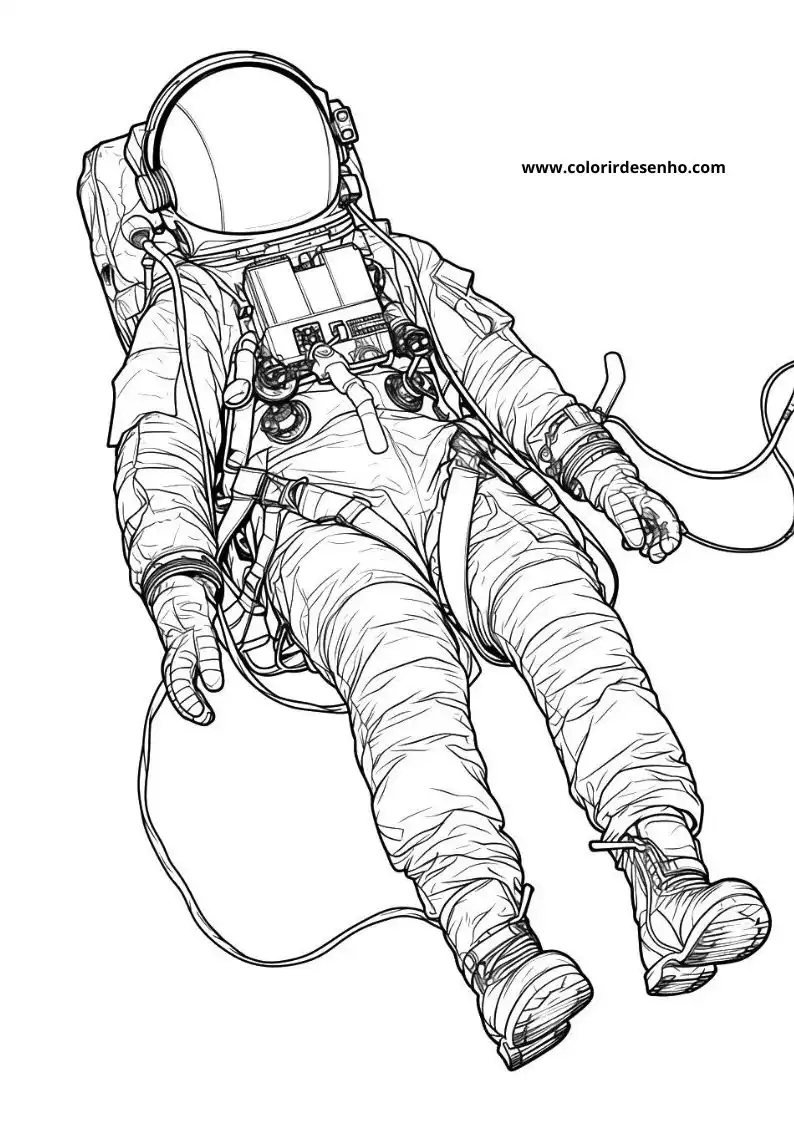 Astronaut Coloring Pages 6