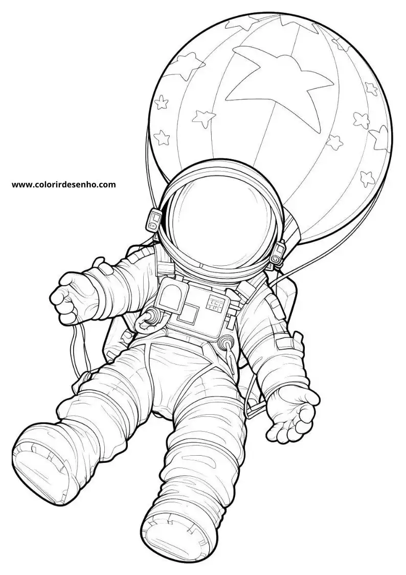 Astronaut Coloring Pages For All Ages 3
