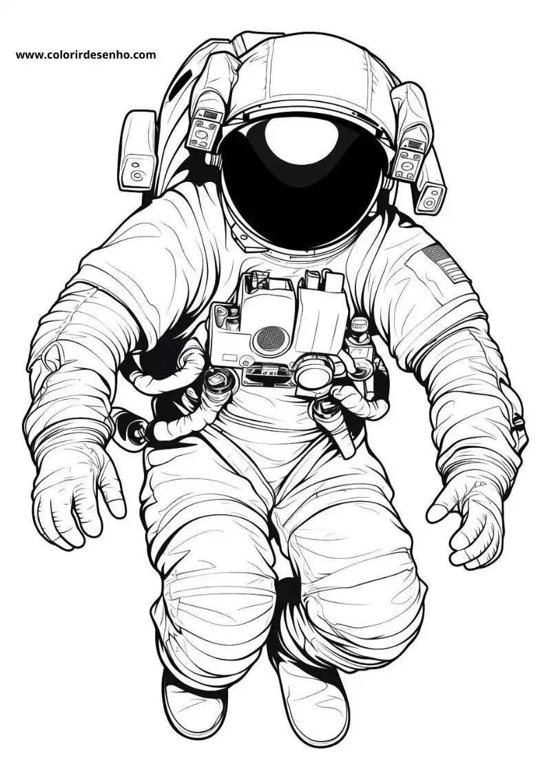 Astronaut Coloring Pages For All Ages 5