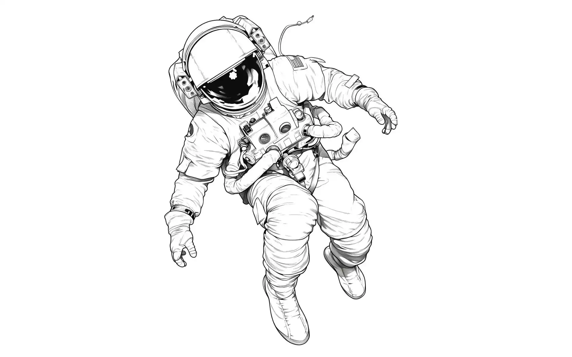 Astronaut Coloring Pages