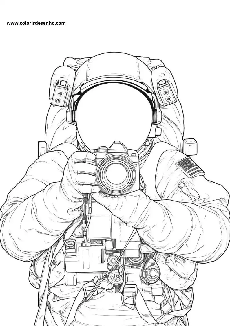 Astronaut Coloring Sheet 5