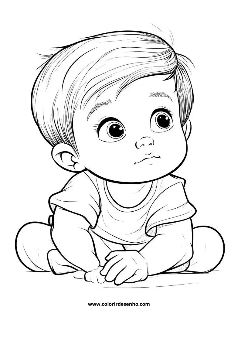Baby Drawing For Kids To Color 6