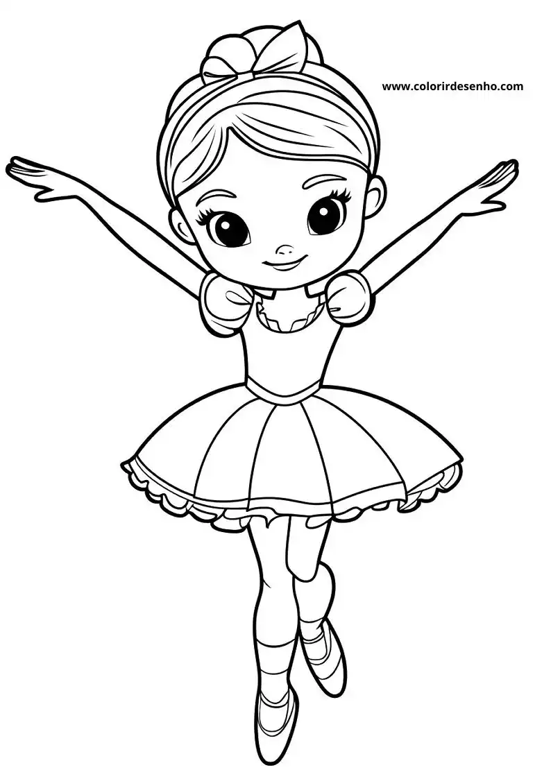 Ballerina Coloring Pages 1