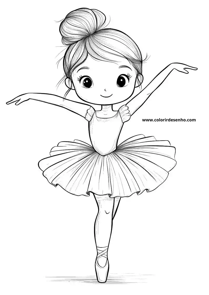 Ballerina Coloring Pages 14