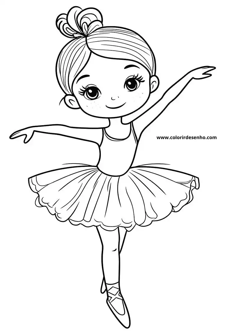 Ballerina Coloring Pages 15