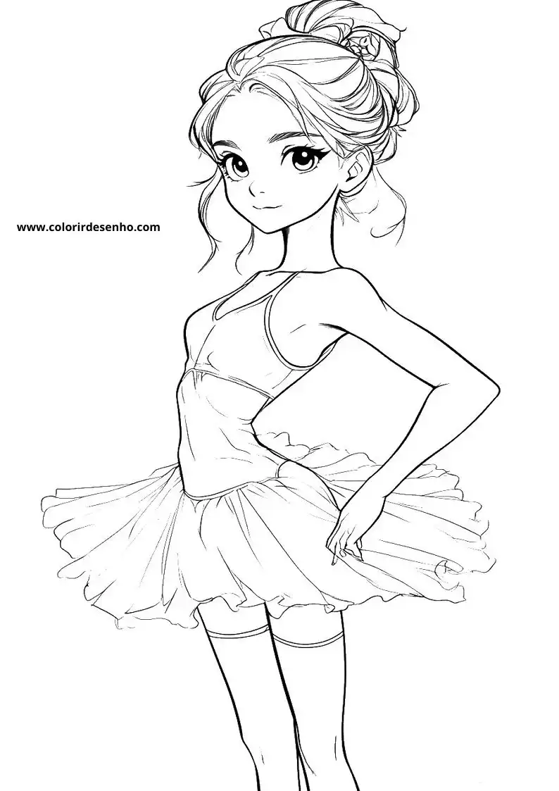 Ballerina Coloring Pages 17