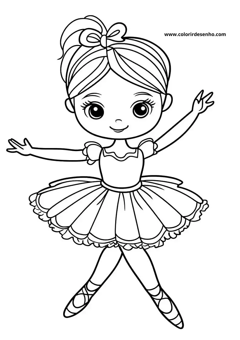 Ballerina Coloring Pages 2