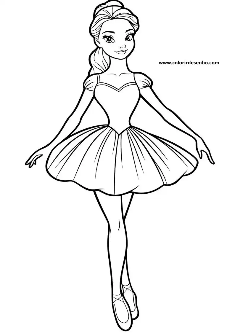Ballerina Coloring Pages 5