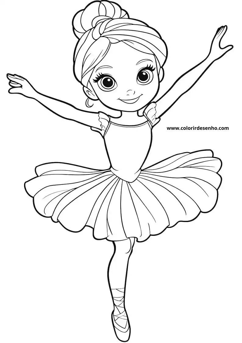 Ballerina Coloring Pages 7