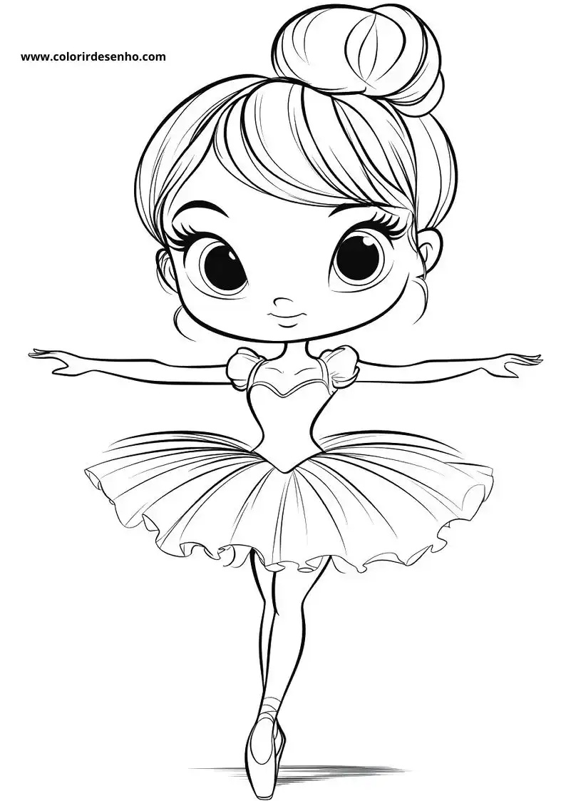 Ballerina Coloring Pages 9