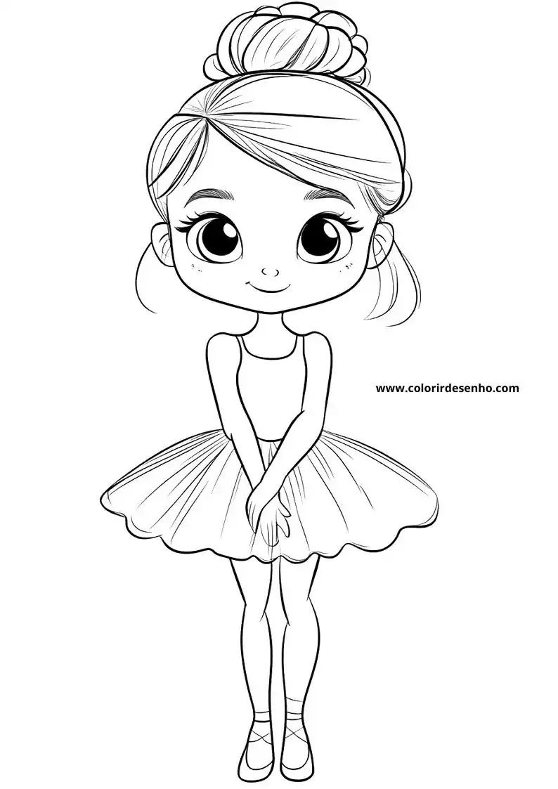 Ballerina Coloring Pages For All Ages 1