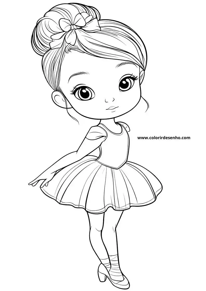 Ballerina Coloring Pages For All Ages 3