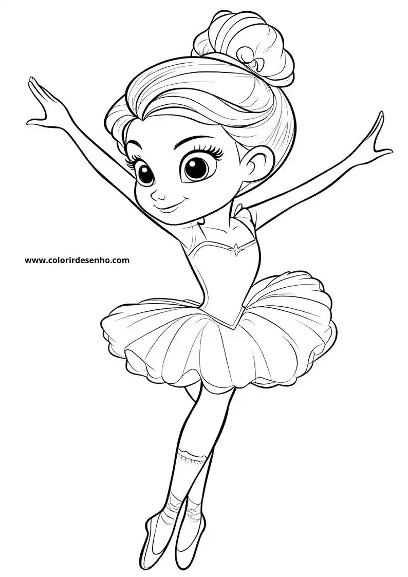 Ballerina Coloring Pages For All Ages 5